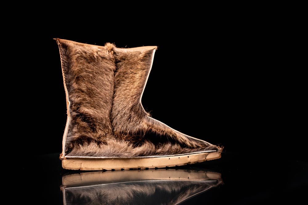 Wuggs Tasmanian Wallaby Fur Boots Sustainable and Ethically Produced Inside View